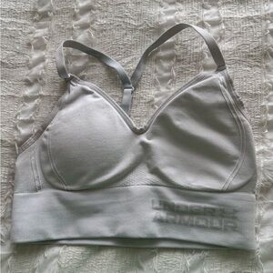 white under armour sports bra size small